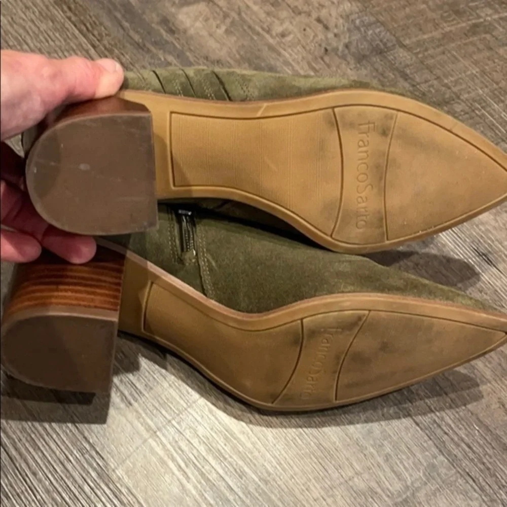 Franco Sarto Dylan Bootie olive Green suede